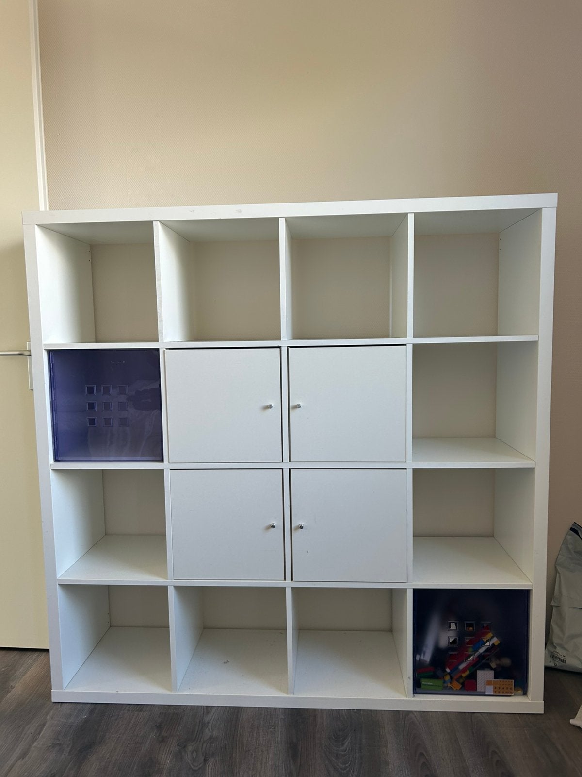 Ikea Kallax open kast wit, Ophalen, Gebruikt, 100 tot 150 cm, 150 tot 200 cm