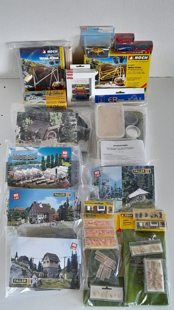 FALLER/NOCH PARTIJ BOUWPAKKETTEN EN MODELBOUW EN MEER, Overige merken, Gelijkstroom of Wisselstroom, Brug, Tunnel of Gebouw, Ophalen of Verzenden