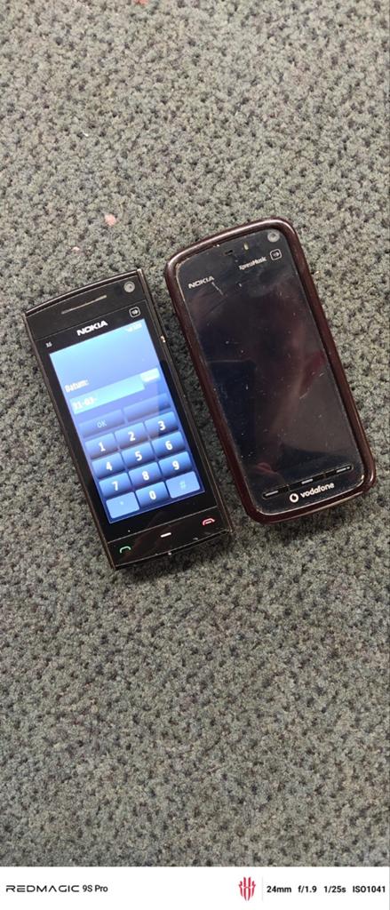 Nokia X6-16GB ,Nokia 5800 express muziek, Telecommunicatie, Ophalen of Verzenden, Zwart