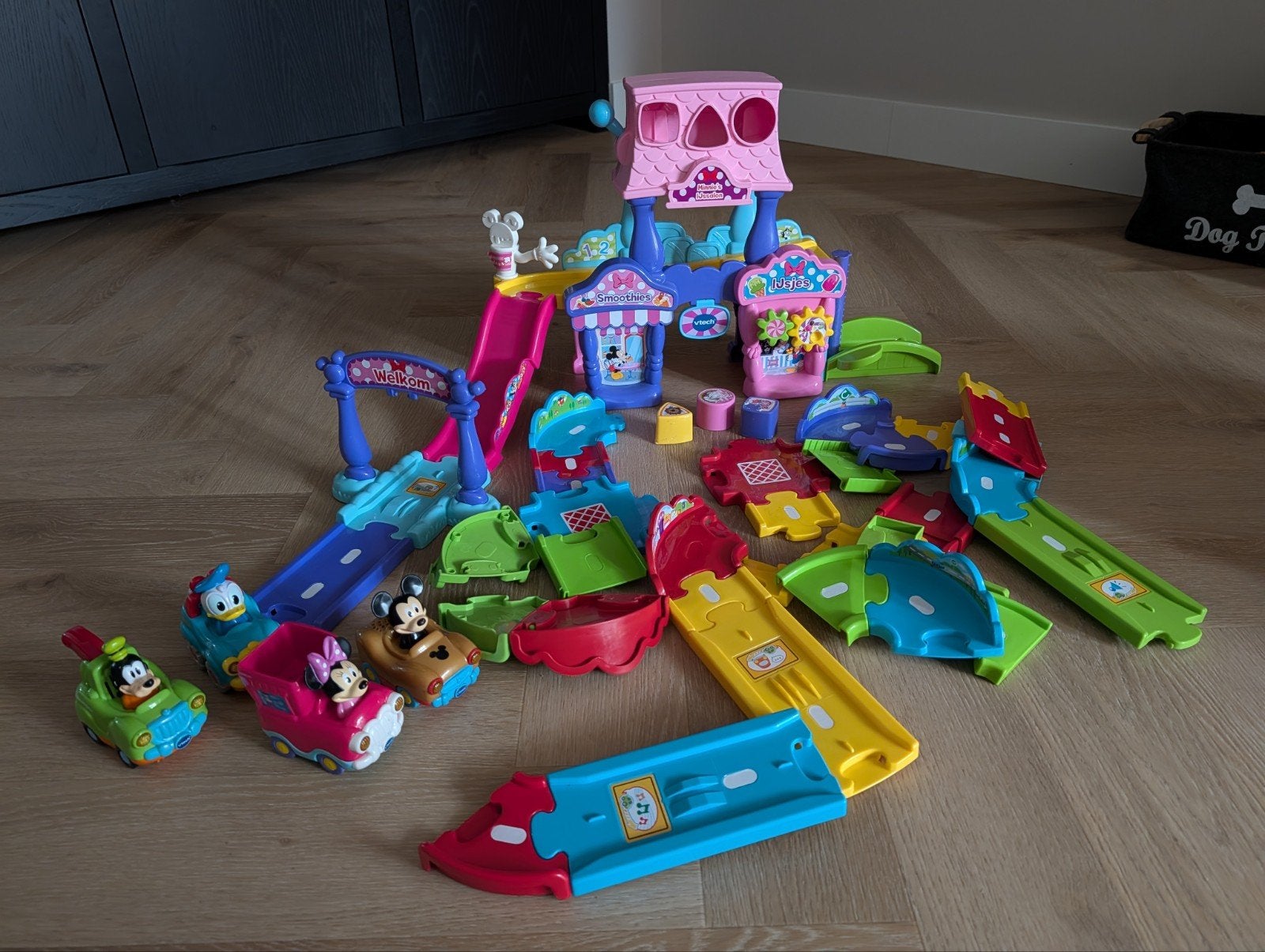 VTech Toet Toet Auto's Mickey Mouse Speelset, Ophalen, Gebruikt