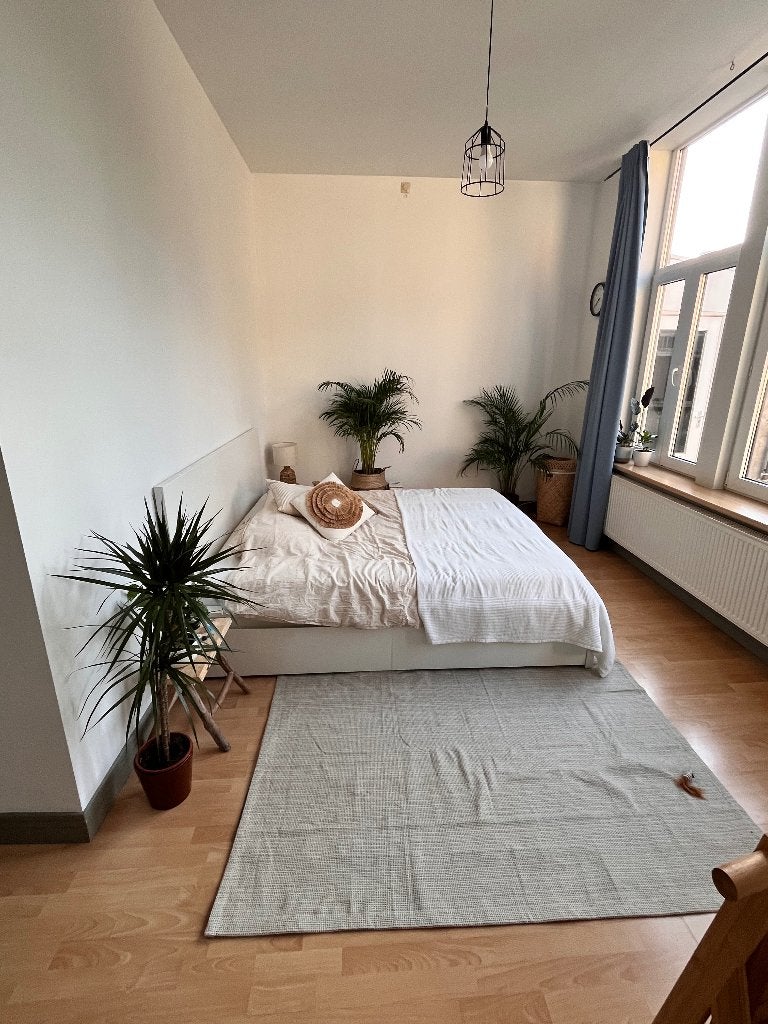 Koopje: IKEA MALM bed 180x200 cm voor 70 euro!, Huis en Inrichting, Ophalen, Wit, Tweepersoons, Zo goed als nieuw