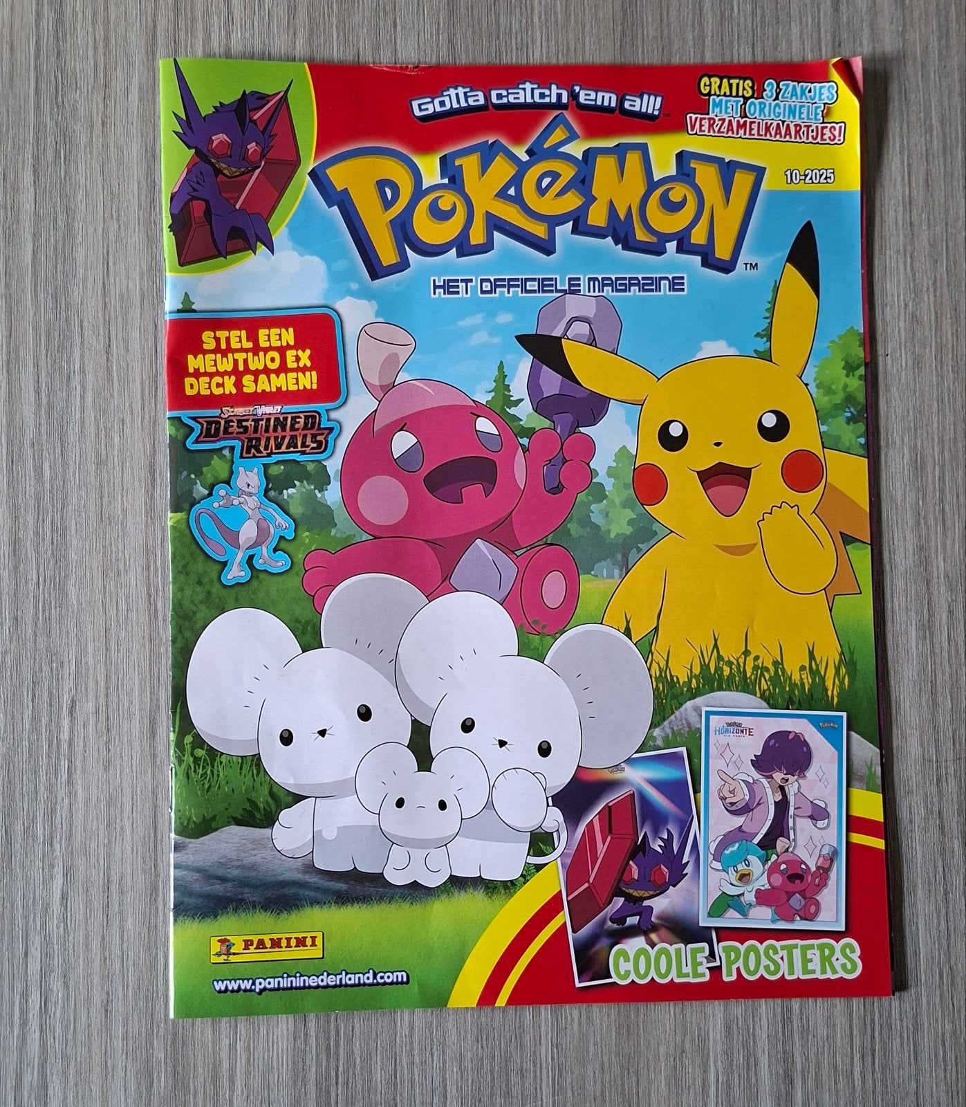 Pokémon Het Officiële Magazine - Editie 10-2025 met Posters, Ophalen of Verzenden, 1980 tot heden, Nederland, Tijdschrift