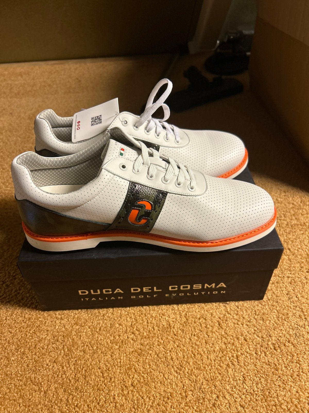 Nieuwe Duca del Cosma golfschoenen heren maat 46, Overige merken, ., Schoenen, Nieuw