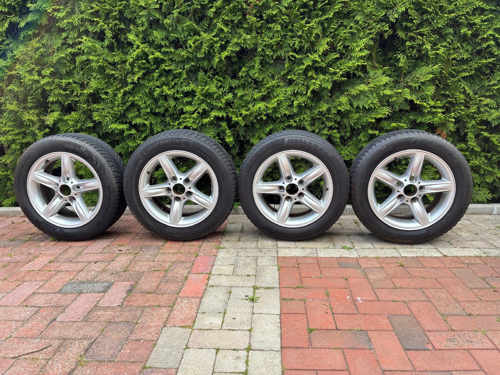 4x Originele BMW 16 inch velgen Star Spoke 47 - 5x120 ET47, Auto-onderdelen, Banden en Velgen, Ophalen, Velg(en), 16 inch, 205 mm