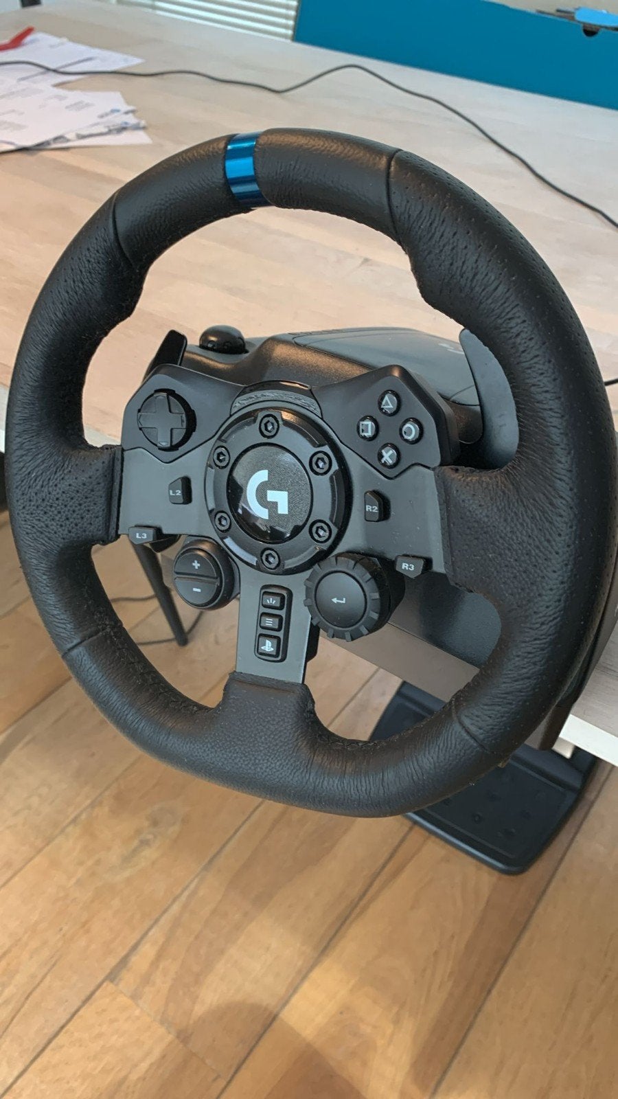 Logitech G923 stuur + pedalen + versnellingspook, Spelcomputers en Games, Spelcomputers | Overige Accessoires, Ophalen, Racestuur