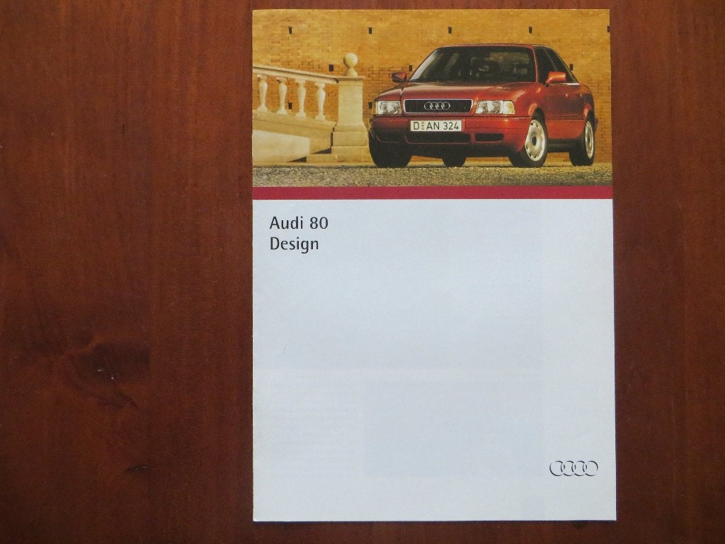 Audi 80 Design (april 1994), Boeken, Ophalen of Verzenden, Nieuw, Audi