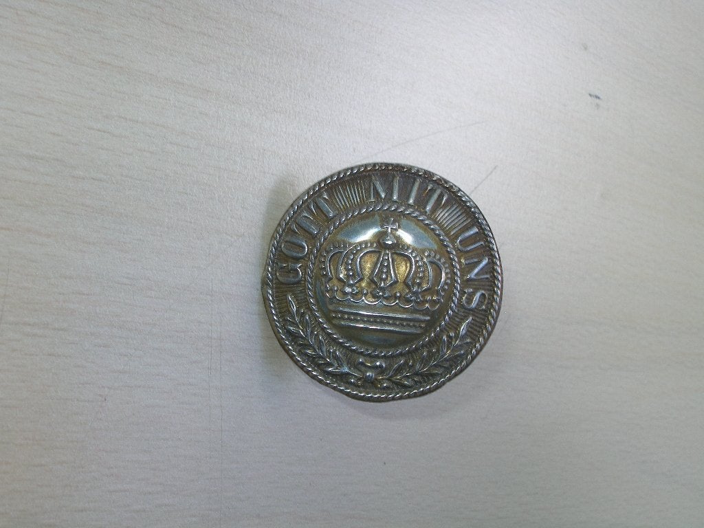 Embleem of speld Gott mit Uns, Ophalen of Verzenden, Landmacht, Duitsland, Embleem of Badge