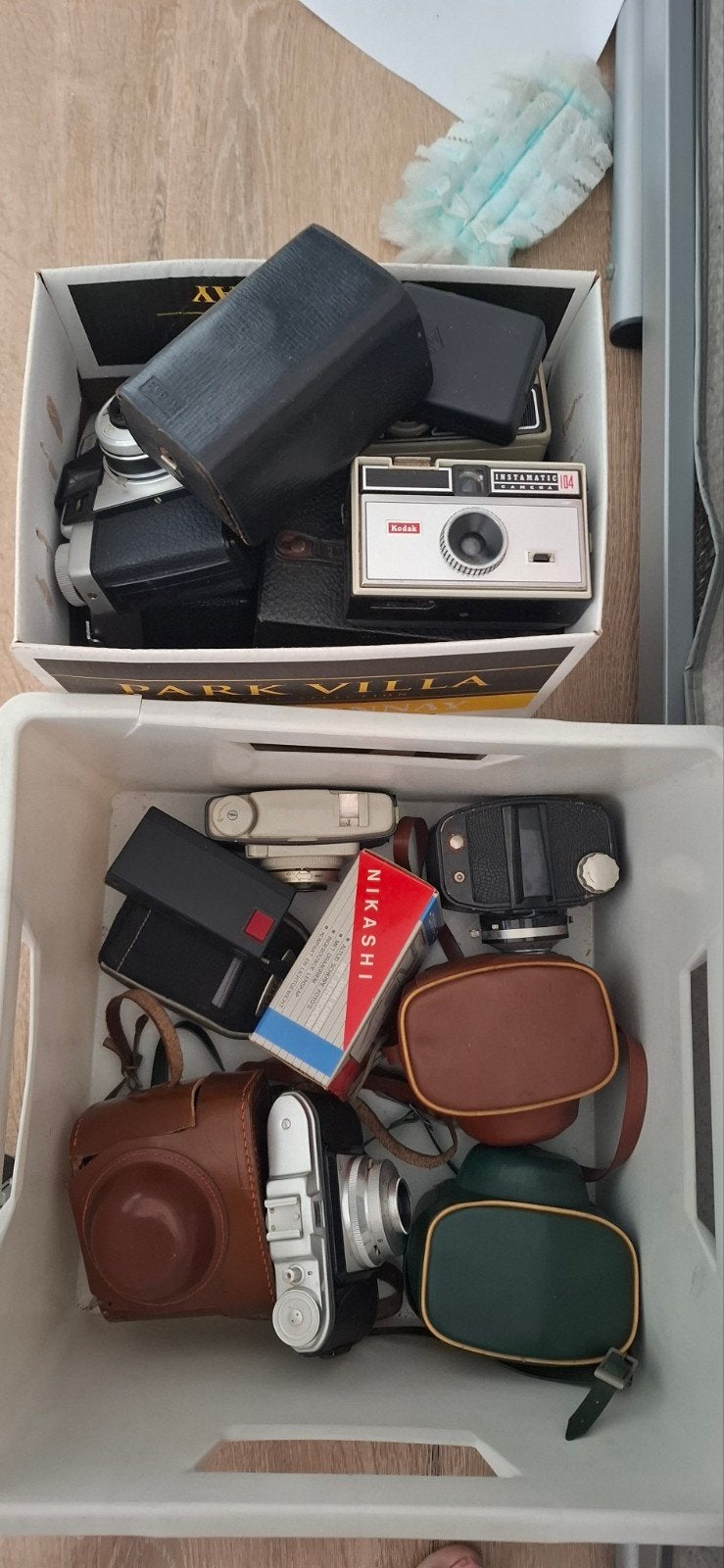 Meerdere ouderwetse camera's, Verzenden, Fototoestel