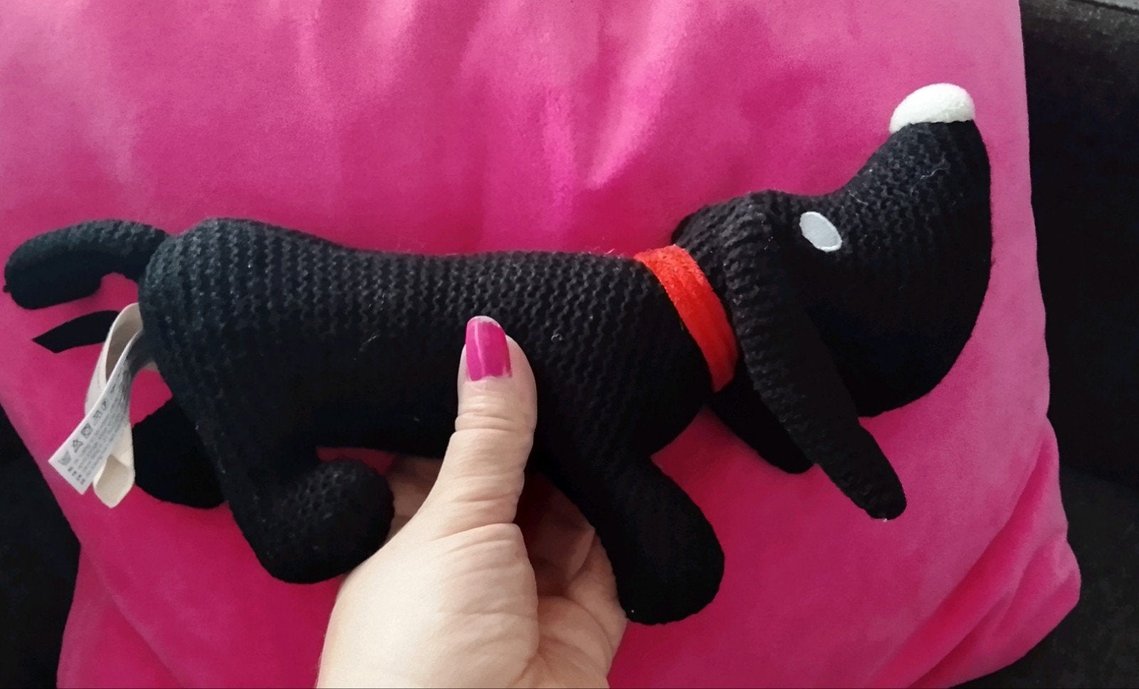 Hema  Takkie knuffel, Hema, Overige karakters, Zwart, Middelgroot (20 tot 80 cm)