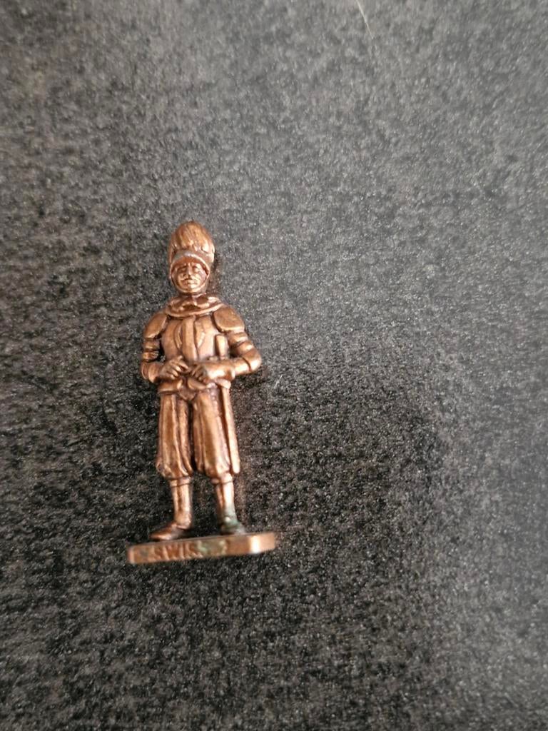 Koperen figuurtje van een Zwitserse Garde, Ophalen of Verzenden