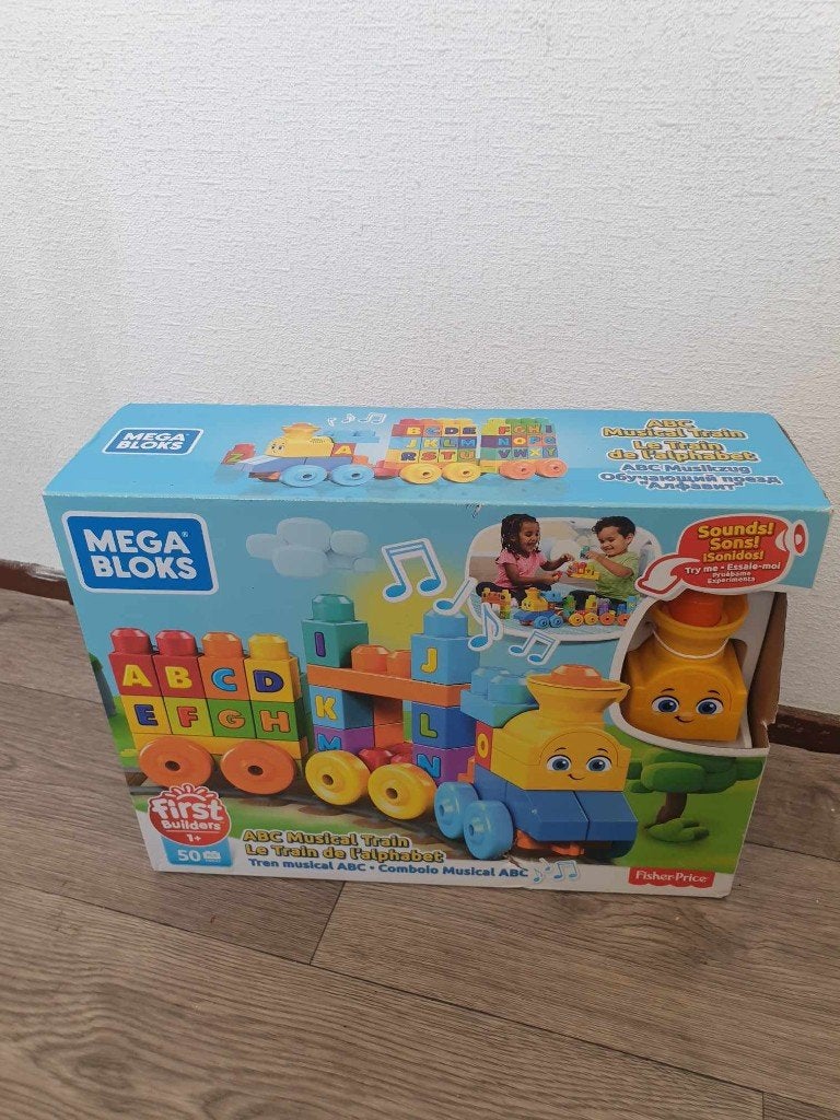 Mega blokken ABC van Fisher Price en Mega Bloks ( Nieuw! ), Ophalen, Nieuw, Speelset, Met geluid