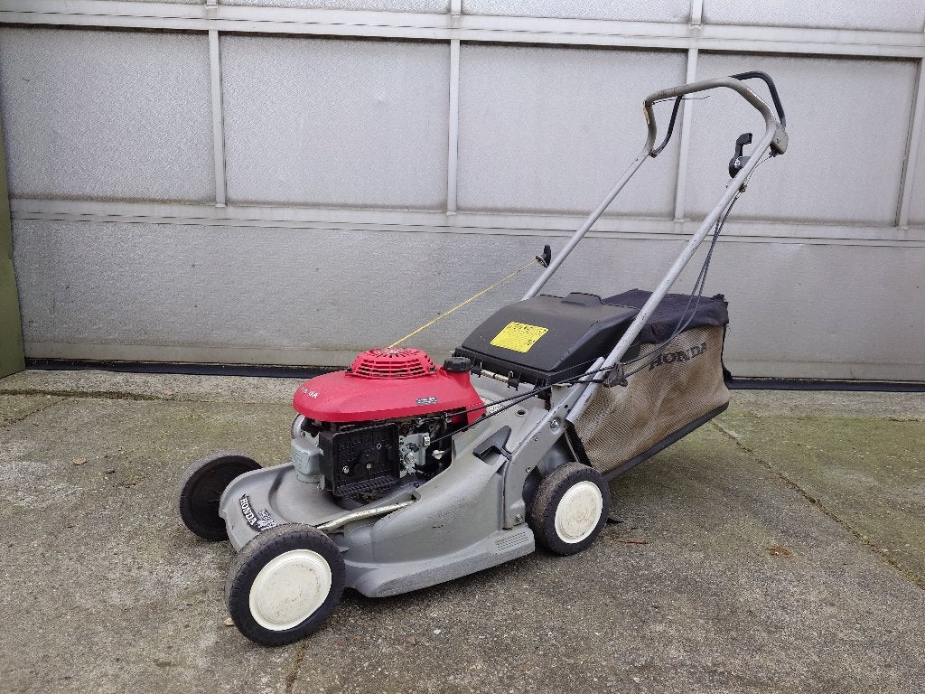 Honda HRB 476 47cm gazonmaaier, Ophalen, Gebruikt, Honda, Opvangbak