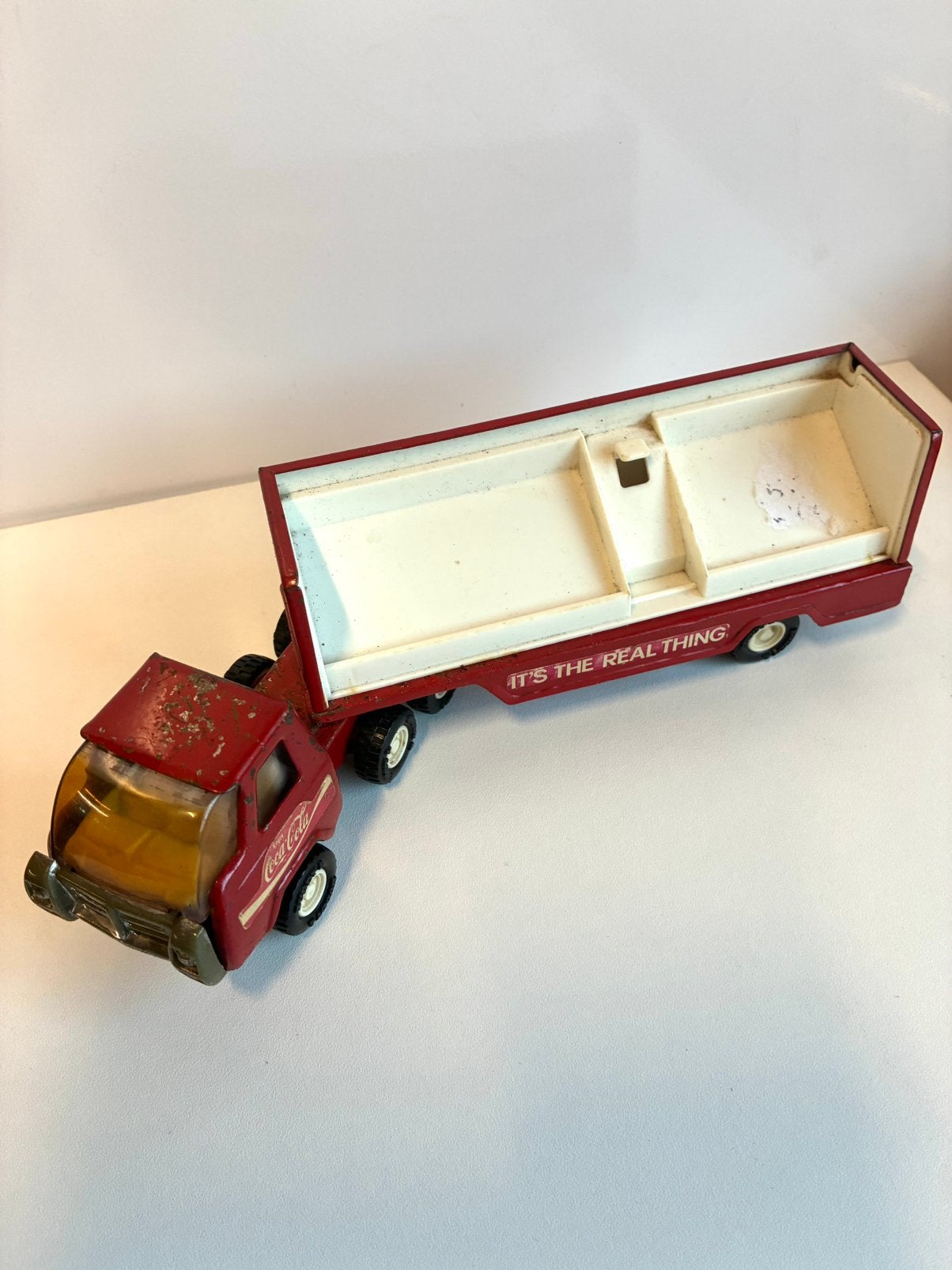 Prachtige vintage jaren 70 vrachtwagen, Hobby en Vrije tijd, Ophalen of Verzenden, Zo goed als nieuw, Bus of Vrachtwagen