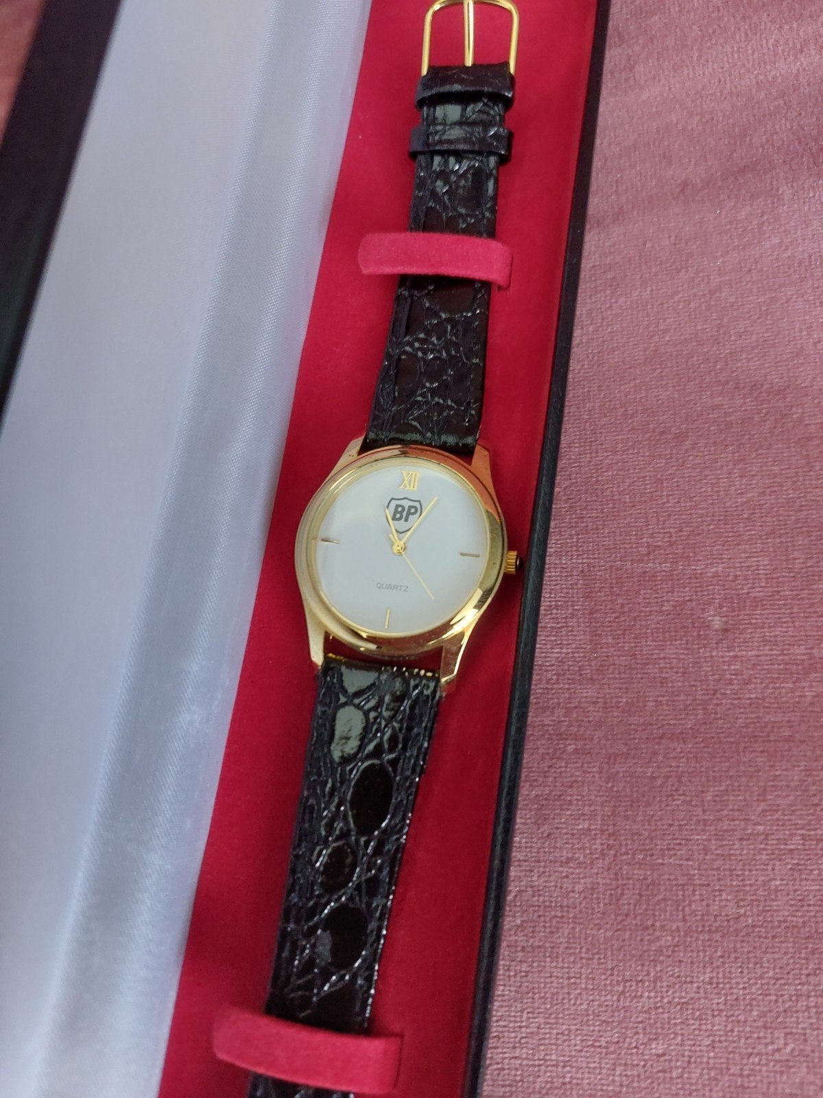 BP Tankstation Horloge - Vintage Promotie-item, Ophalen of Verzenden, Overige merken