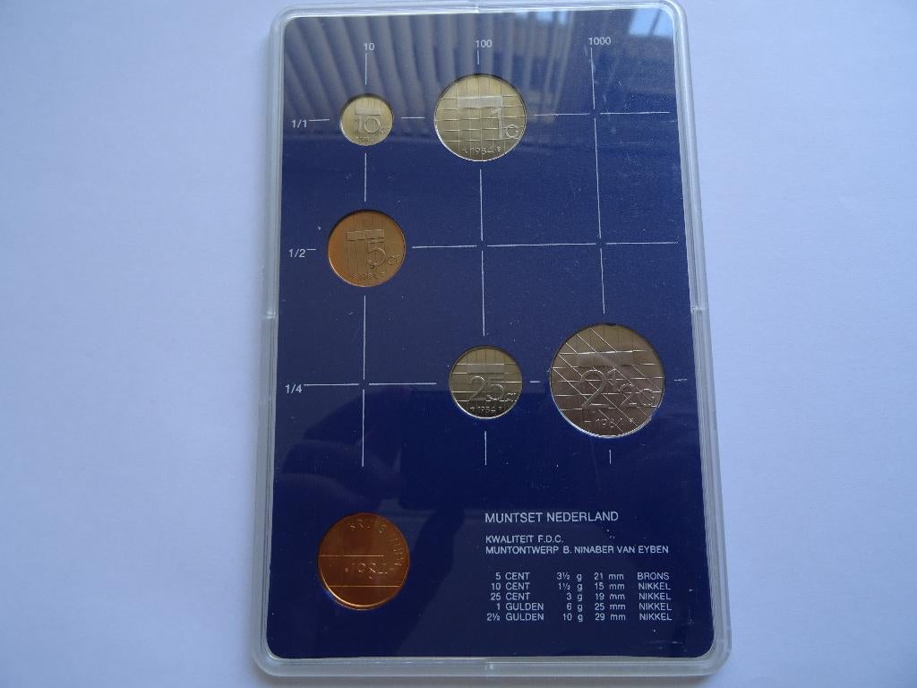 FDC jaarset 1984., Postzegels en Munten, Munten | Nederland, Ophalen of Verzenden, Koningin Beatrix, Overige waardes, Setje