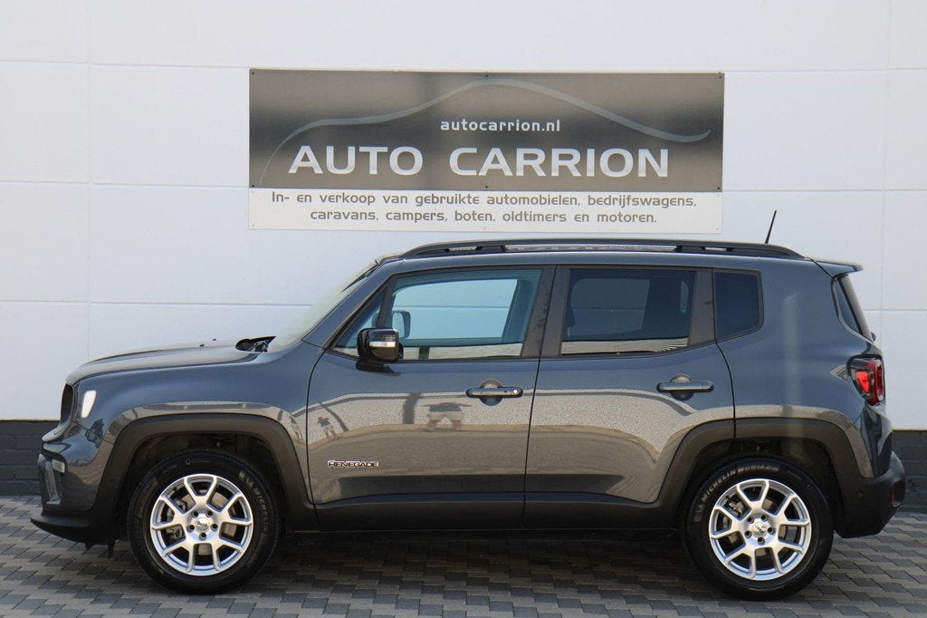 Jeep Renegade 1.5T e-Hybrid Altitude 1ste eig. Carplay !, Auto's, Jeep, Stof, Zwart, 4 cilinders, Bedrijf