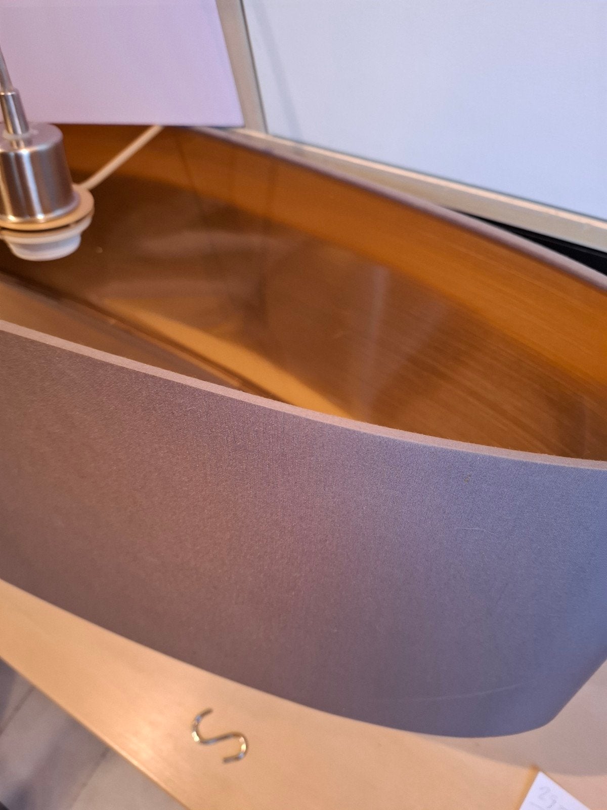 Hanglamp taupe goud, Huis en Inrichting, Lampen | Lampenkappen, Ophalen, Overige kleuren, Hotel sjiek, Zo goed als nieuw