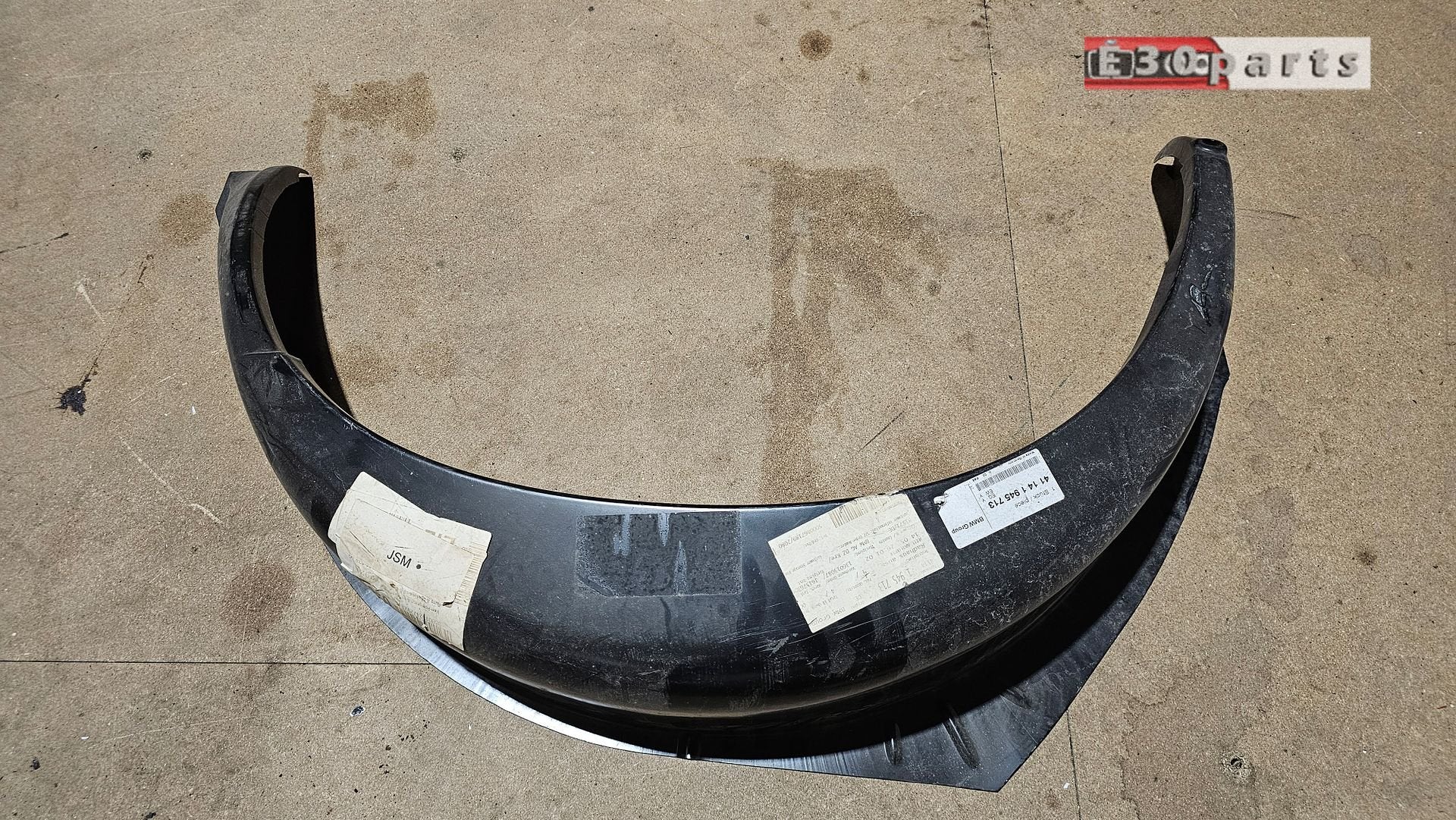 Binnenscherm spatbord metaal BMW 3 serie E30 M3 41141945713, Gebruikt, -, Ophalen of Verzenden, Bumper