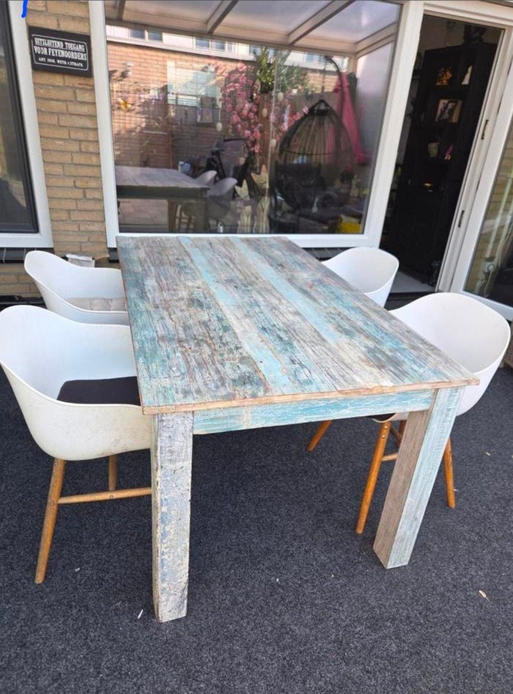 Gratis tafel met stoelen, Ophalen, Gebruikt