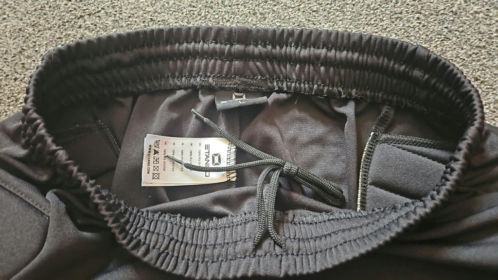 5.	Sport broek/keeper broek lang Stanno heren maat L zwart, Kleding | Heren, Maat 52/54 (L), Zwart, Ophalen of Verzenden, Zo goed als nieuw