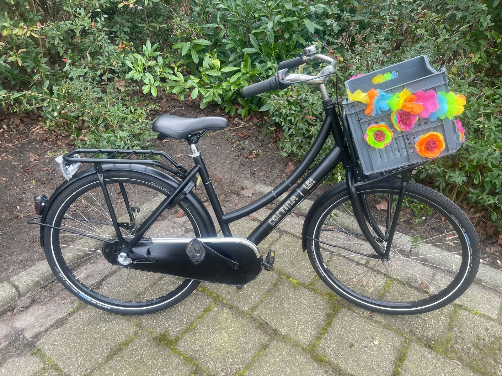 Cortina U4 transport meisjesfiets te koop, Fietsen en Brommers, Fietsen | Meisjes, Ophalen of Verzenden, Zo goed als nieuw, 26 inch of meer