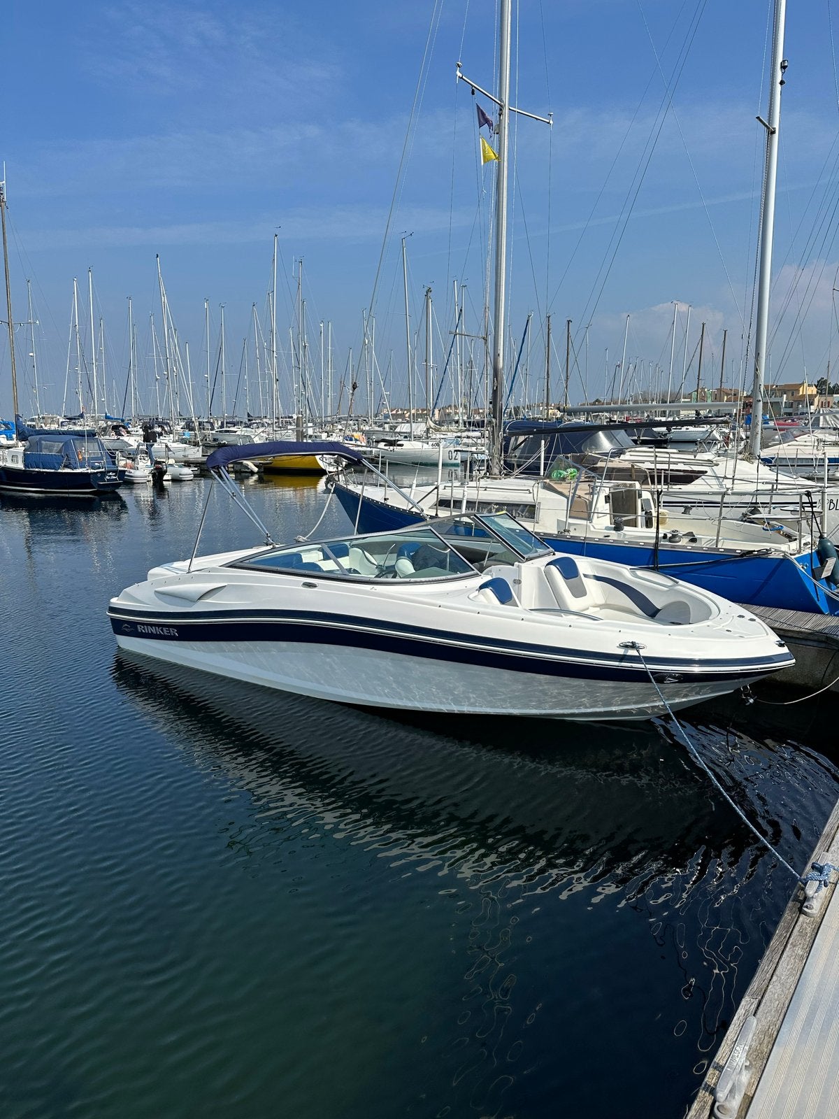 Rinker Captiva 216 Bowrider met Volvo Penta 225pk, Watersport en Boten, Ophalen, Overige merken, Gebruikt, Binnenboordmotor