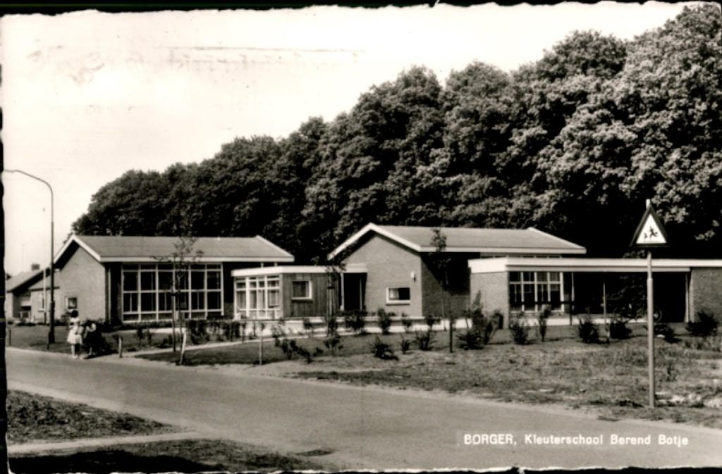 Borger KVR05 1570 Kleuterschool Berend Botje, Verzamelen, Verzenden, 1980 tot heden, Gelopen, Drenthe