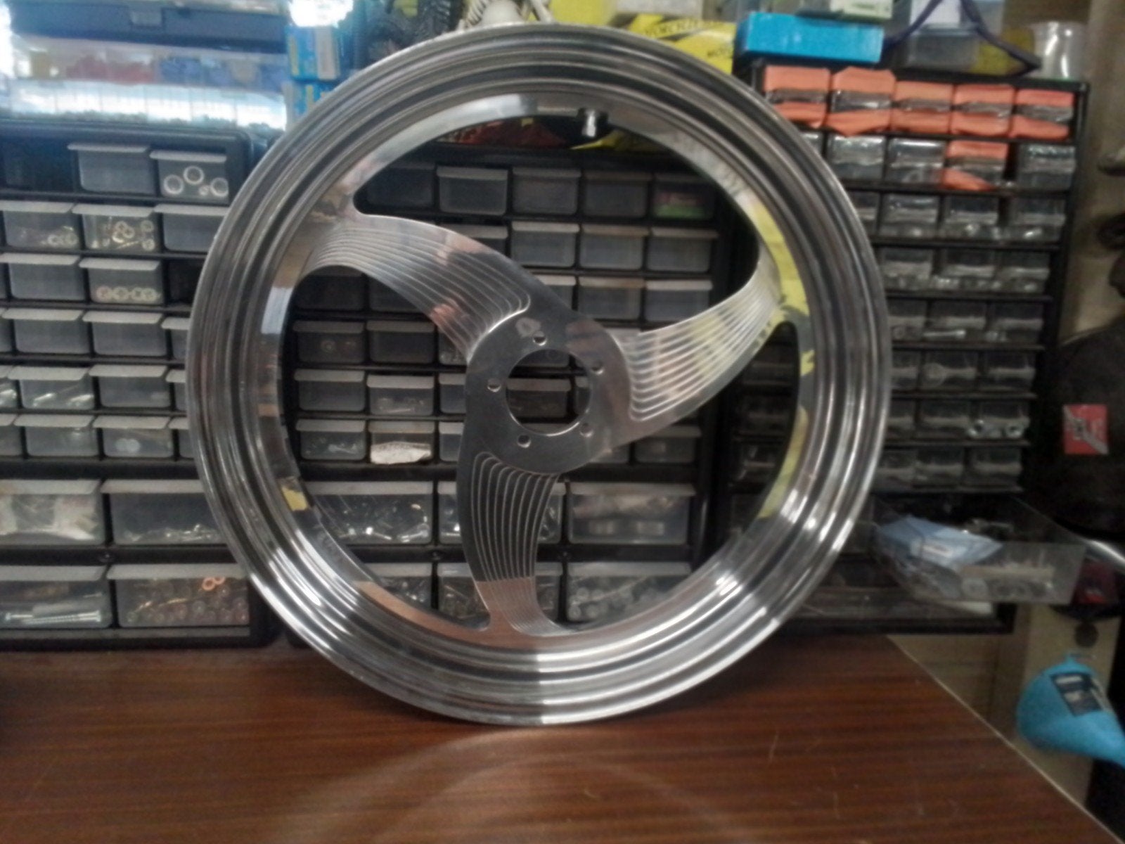 Harley Custom Billet Velgen 19"/15" - Nieuwstaat, Motoren, Ophalen, Nieuw