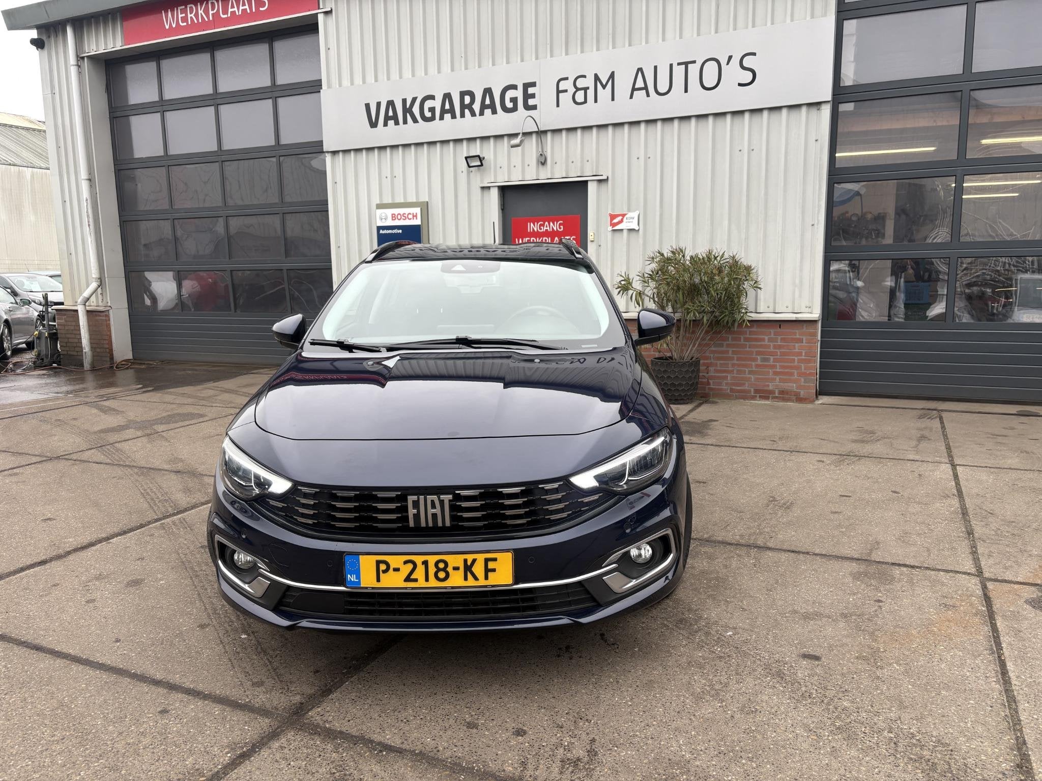 Fiat Tipo Stationwagon 1.0 City Sport Clima, stoelverwarming, Auto's, Voorwielaandrijving, Gebruikt, Euro 6, Blauw
