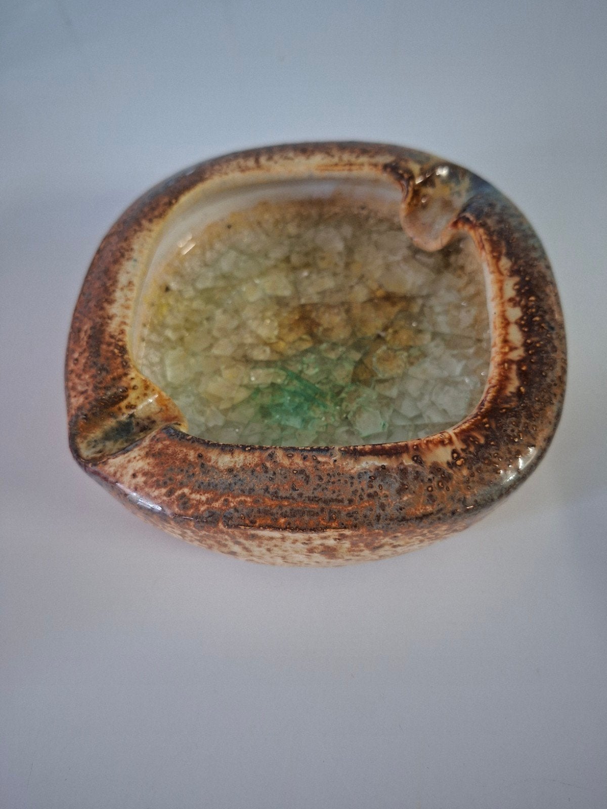 Mobach Keramiek Asbak - Uniek Design 15x15x5 cm, Antiek en Kunst, Ophalen of Verzenden