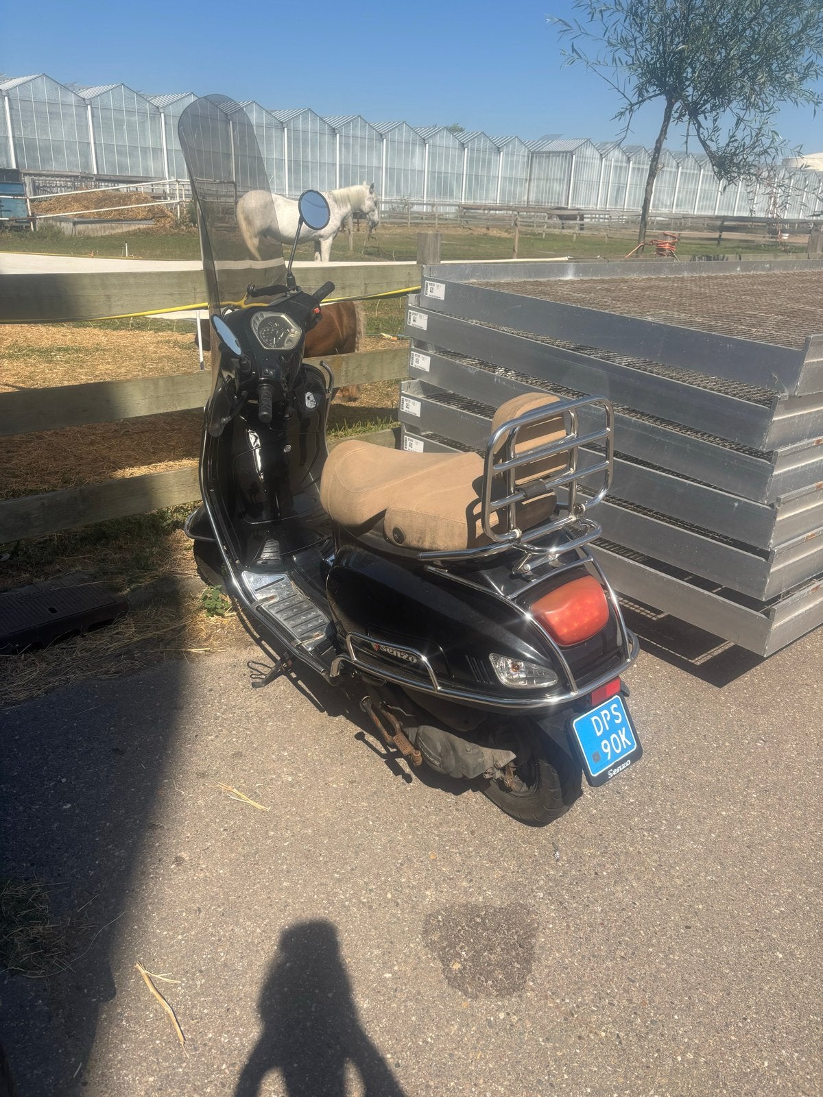 SENZO SENZO RIVA LUX scooter, Fietsen en Brommers, Snorfietsen en Snorscooters, Ophalen of Verzenden, Gebruikt, Benzine, Overige merken
