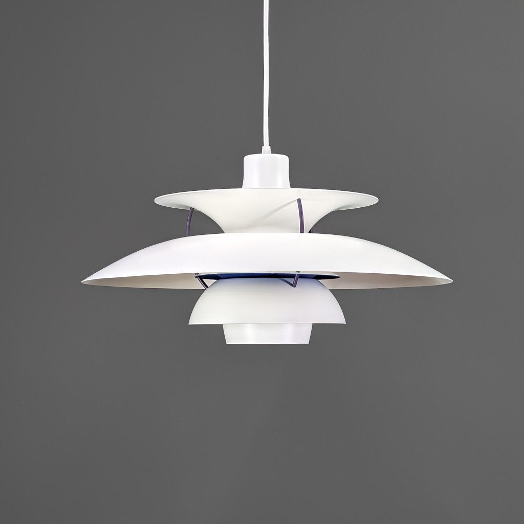Louis Poulsen PH 5 hanglamp – originele kleuren – Ø50 cm, Huis en Inrichting, Lampen | Hanglampen, Mid century modern, Zo goed als nieuw