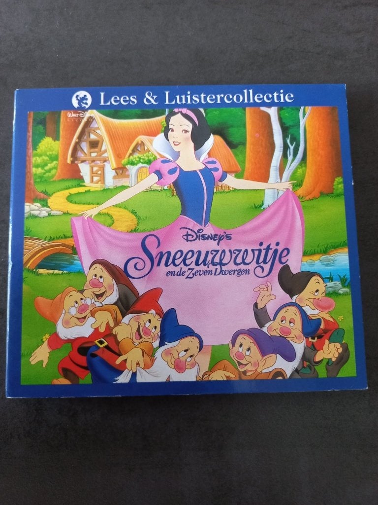 Disney lees en luisterboek -Sneeuwwitje en de Zeven Dwergen, Kind, Cd, Ophalen of Verzenden, Disney