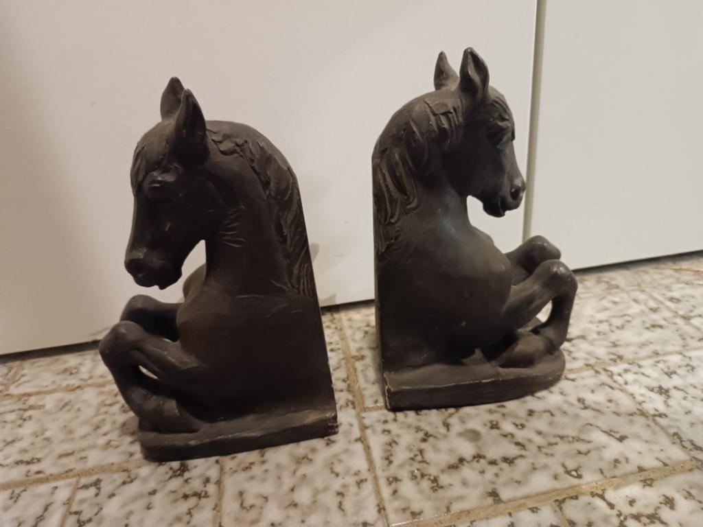 Boekensteun paarden, paard beeld, Ophalen, Zo goed als nieuw