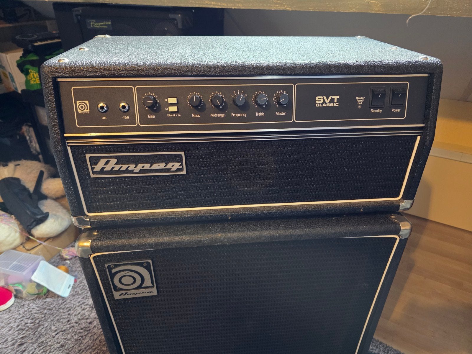 Ampeg SVT Classic 300W + SVT-410HLF baskast, Ophalen of Verzenden, Gebruikt, Basgitaar, 100 watt of meer