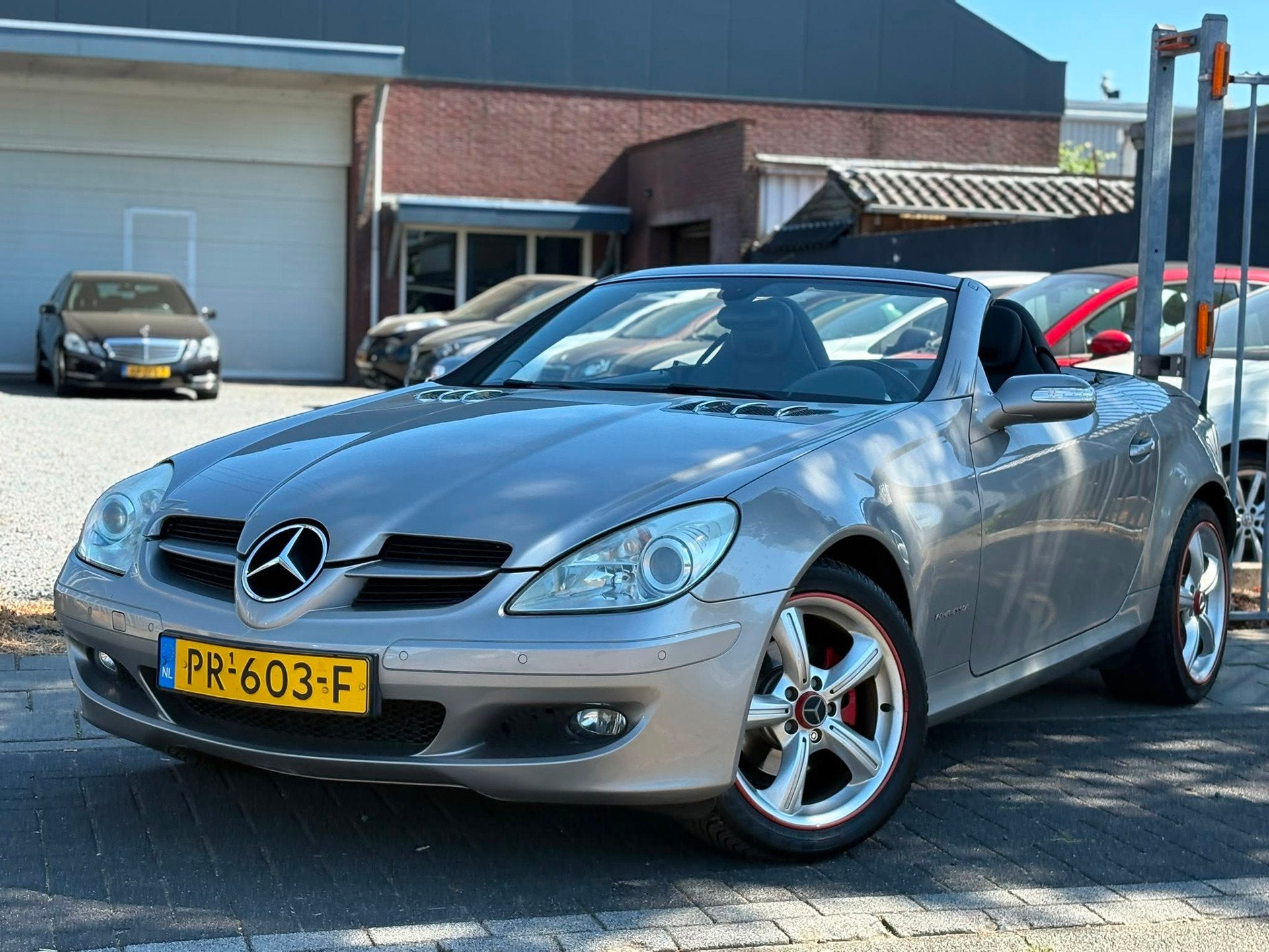 Mercedes-Benz SLK-klasse 200 K. Edition 10 | Xenon | Leder |, Automaat, Achterwielaandrijving, Gebruikt, Zwart