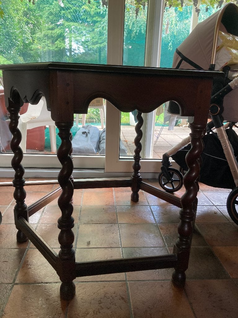 Antieke mahonie houten tafel, Ophalen