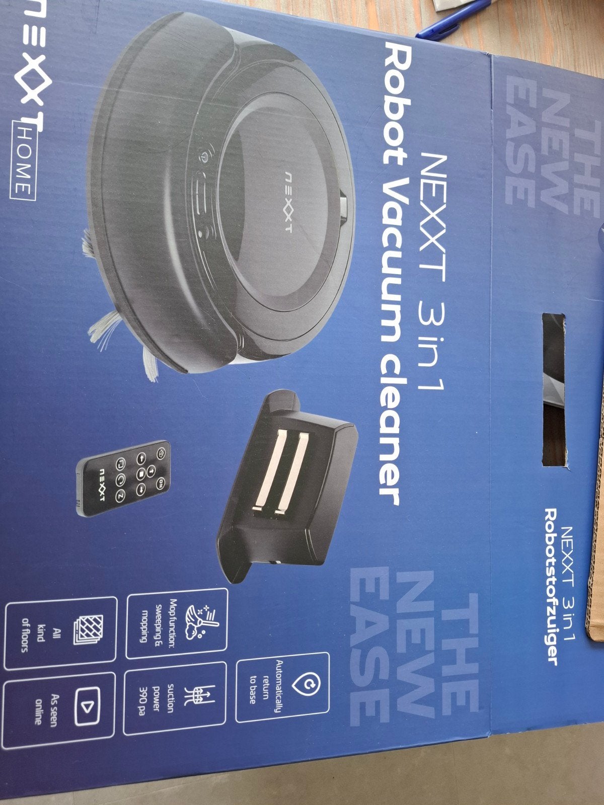 NEXXT 3-in-1 Robotstofzuiger - Model CO-261023, Witgoed en Apparatuur, Stofzuigers, Ophalen, Overige merken, Zo goed als nieuw