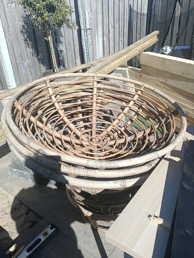 2 rotan tuin stoelen gratis ophalen, Ophalen of Verzenden, Gebruikt