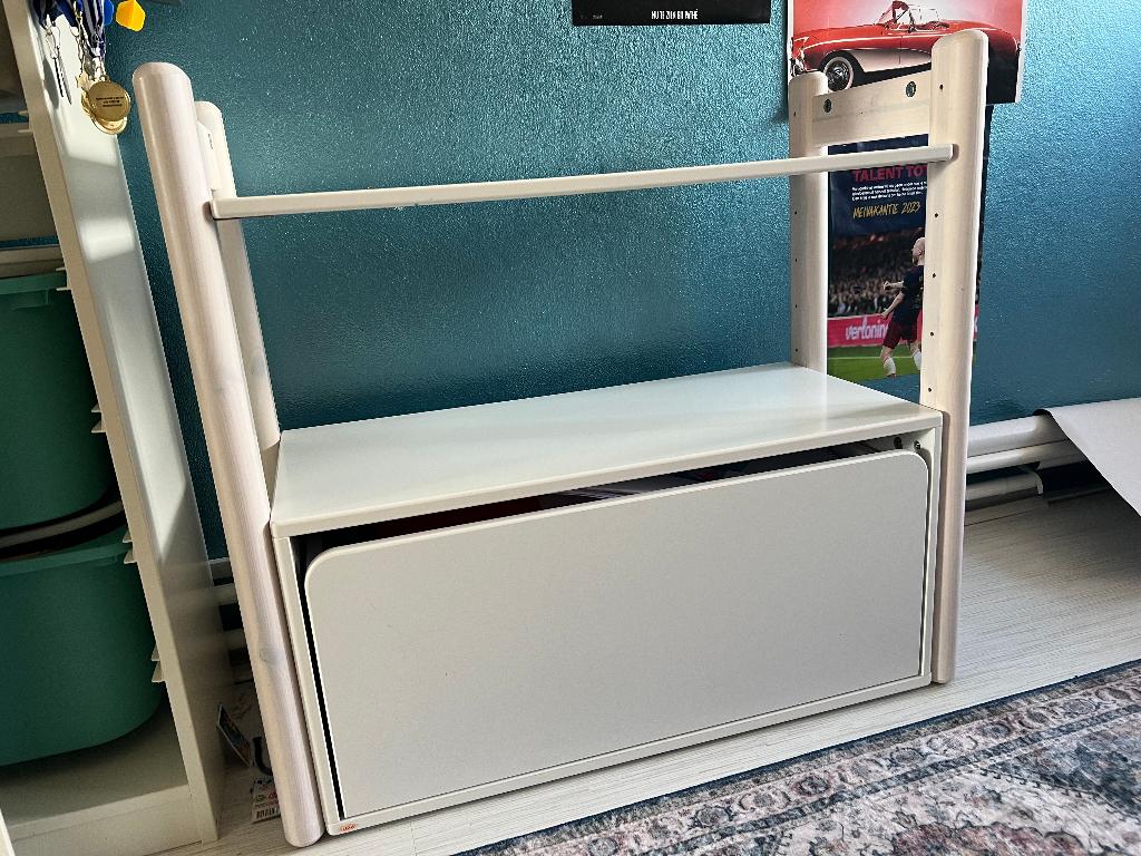 Flexa Kind Boekenkast Mini Shelfie ECHT Hout, Ophalen, Gebruikt, Kast