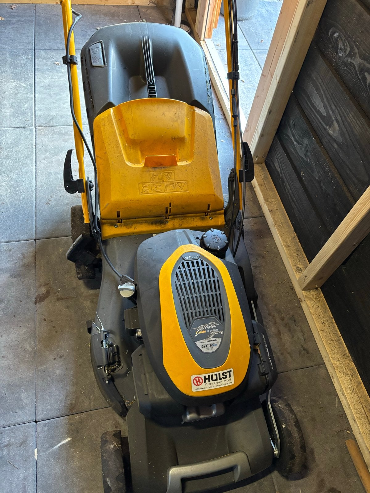 Stiga Combi 50 SVEQH grasmaaier., Tuin en Terras, Ophalen, Cirkelmaaier, Gebruikt, Mulchfunctie