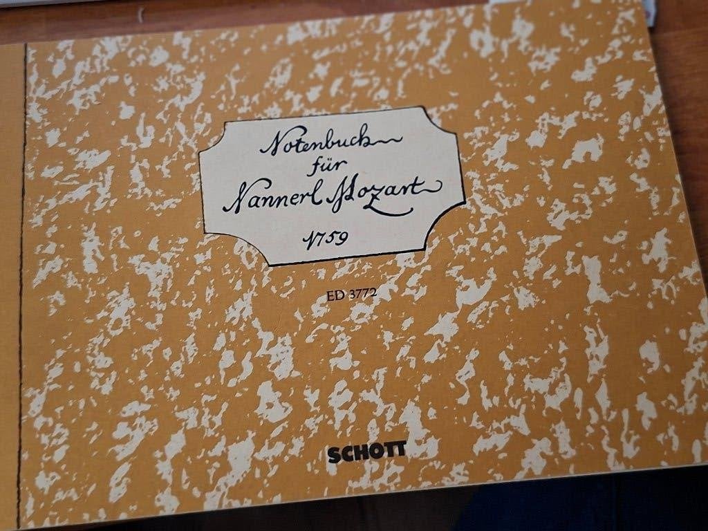 Mozart notenboek voor Nannerln, Muziek en Instrumenten, Ophalen, Gebruikt, Klassiek, Artiest of Componist