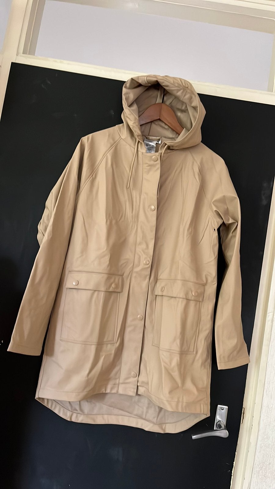 Regenjas nieuw m l 38 40 nude beige zomerjas dames, Ophalen of Verzenden, Nieuw, Maat 38/40 (M), Beige