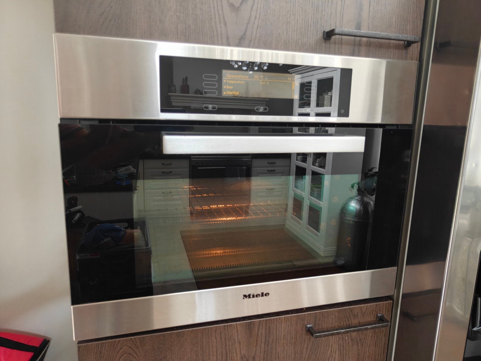Miele H4081BM Combi-oven met magnetronfunctie - Inbouw, Ophalen, 45 tot 50 cm, Gebruikt, 60 cm of meer