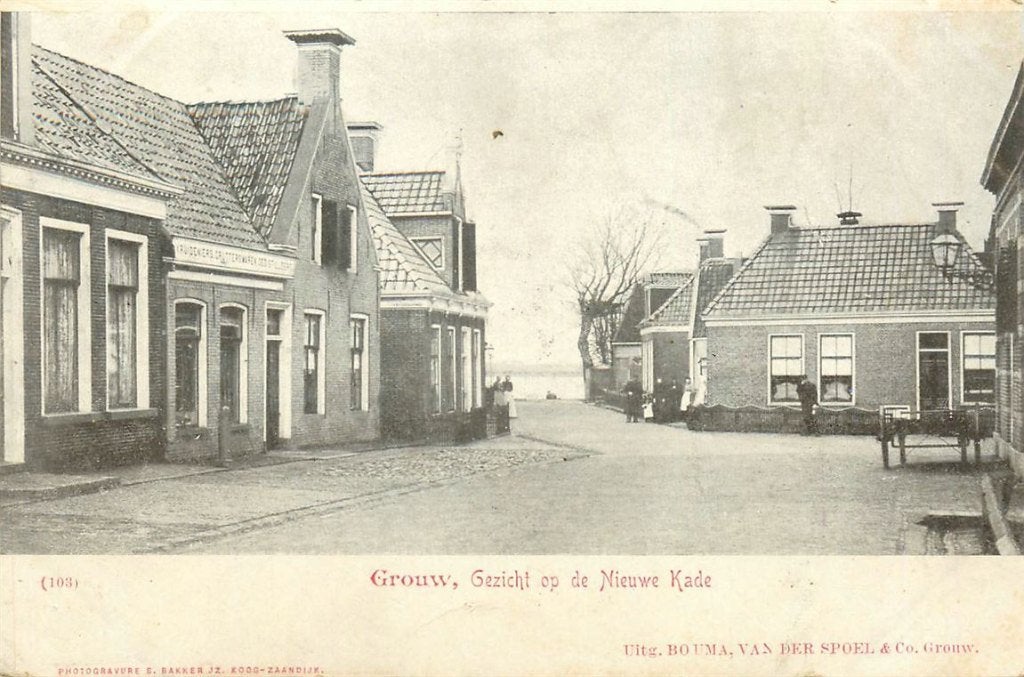 379-216-001 Grou Nieuwe Kade, Verzenden, Voor 1920, Friesland