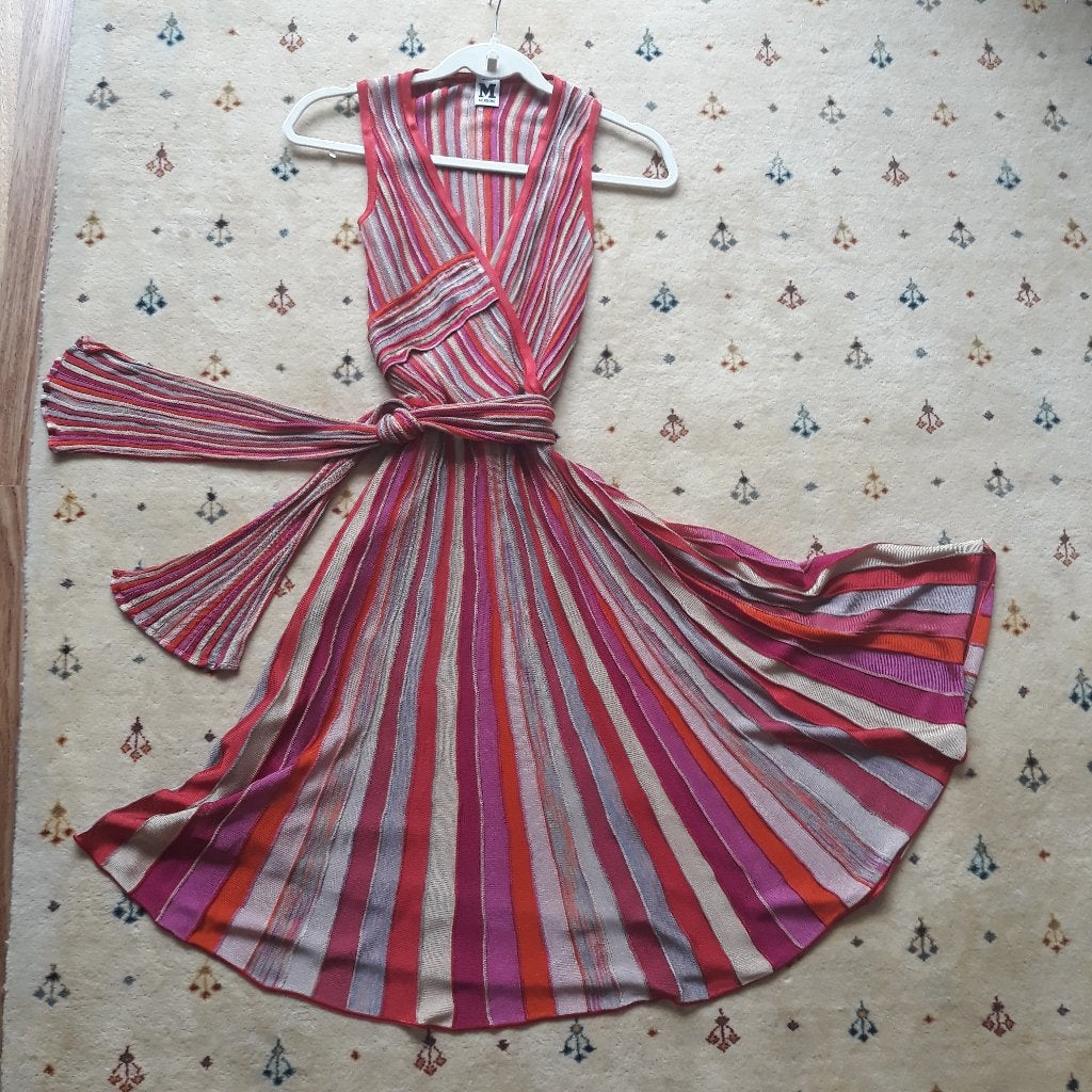 Zomerjurk Missoni - maat 36, viscose, Kleding | Dames, Meerkleurig, Ophalen of Verzenden, Knielengte, Maat 36 (S)