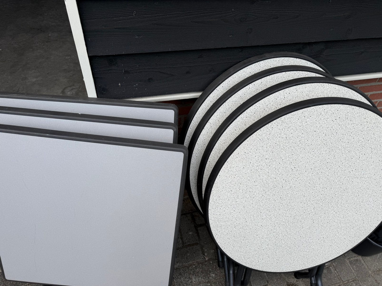 Tafels stoelen partytenten springkussens te huur, Hobby en Vrije tijd, Ophalen, Gebruikt