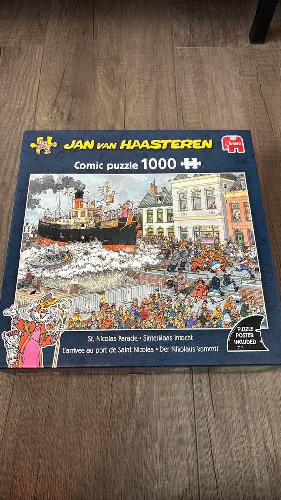 Jan van Haasteren sinterklaas intocht 1000 stukjes, Hobby en Vrije tijd, Denksport en Puzzels, Ophalen of Verzenden, 500 t/m 1500 stukjes