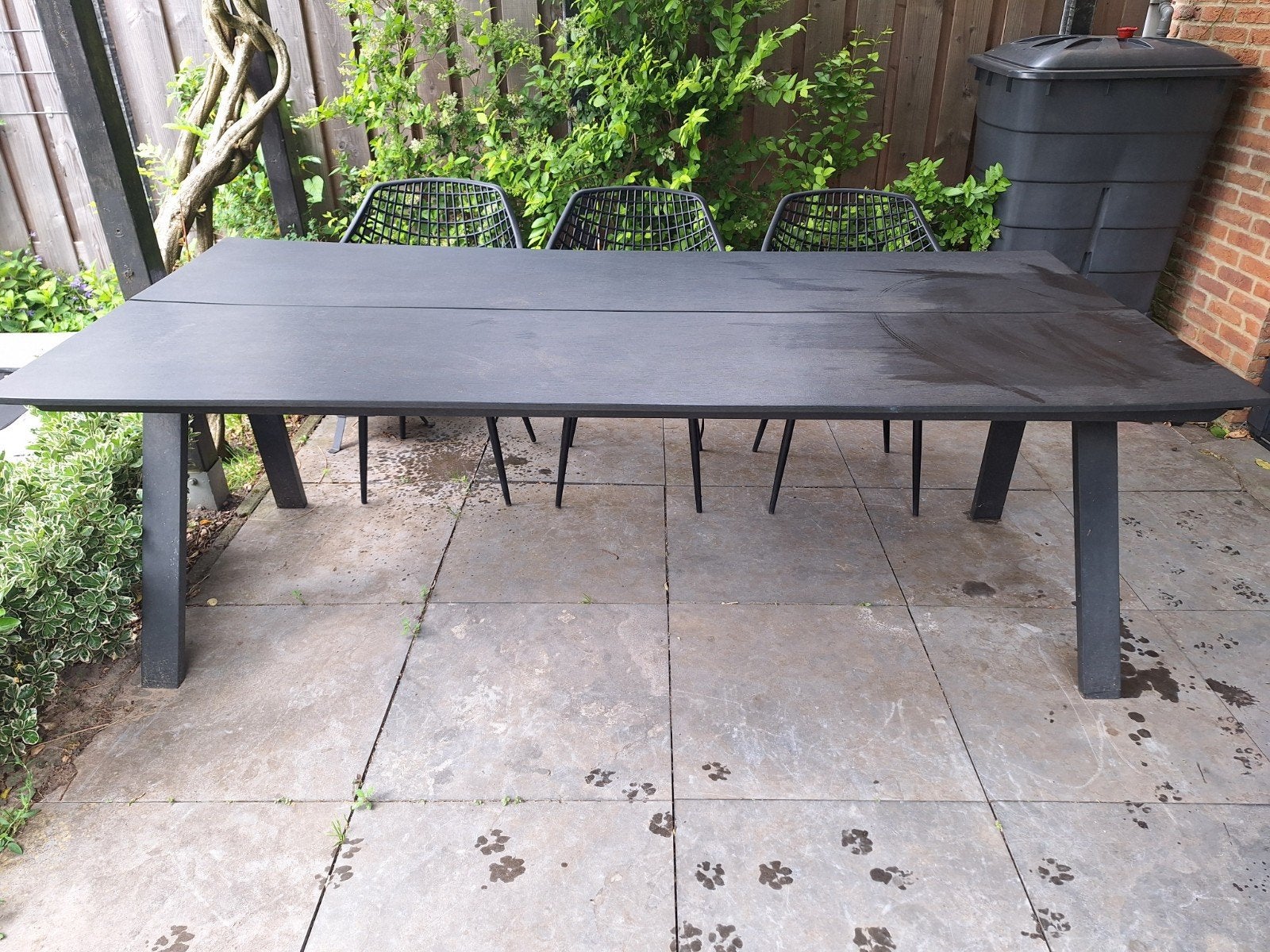 Grote tuintafel, Tuin en Terras, Tuintafels, Ophalen, Rechthoekig