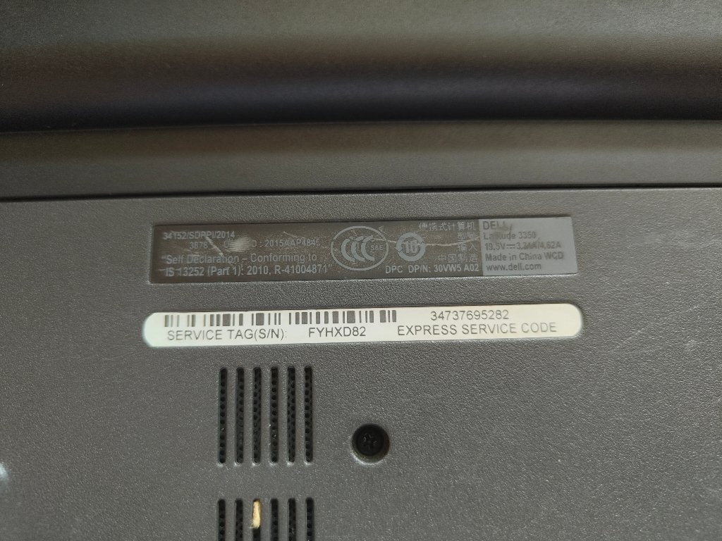 Dell laptop Latitude 3350, Gebruikt, Qwerty, 8 GB, 120 GB